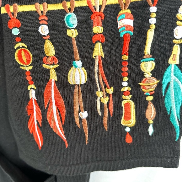 Bob Mackie Wearable Art cardigan - Picture 4 of 4